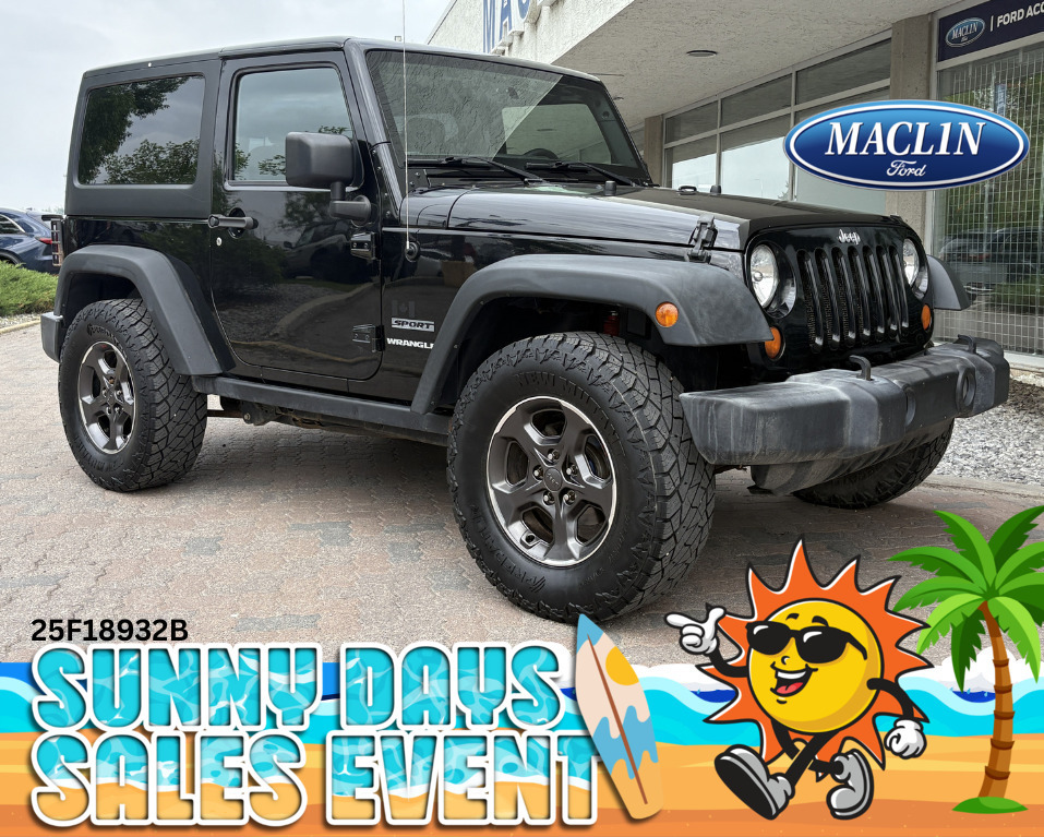 Black 2016 Jeep Wrangler Sport 4WD SUV / Crossover Four-Wheel Drive