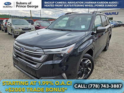 Black 2026 Subaru Forester Limited Crossover AWD SUV / Crossover All-Wheel Drive Continuously Variable Transmission