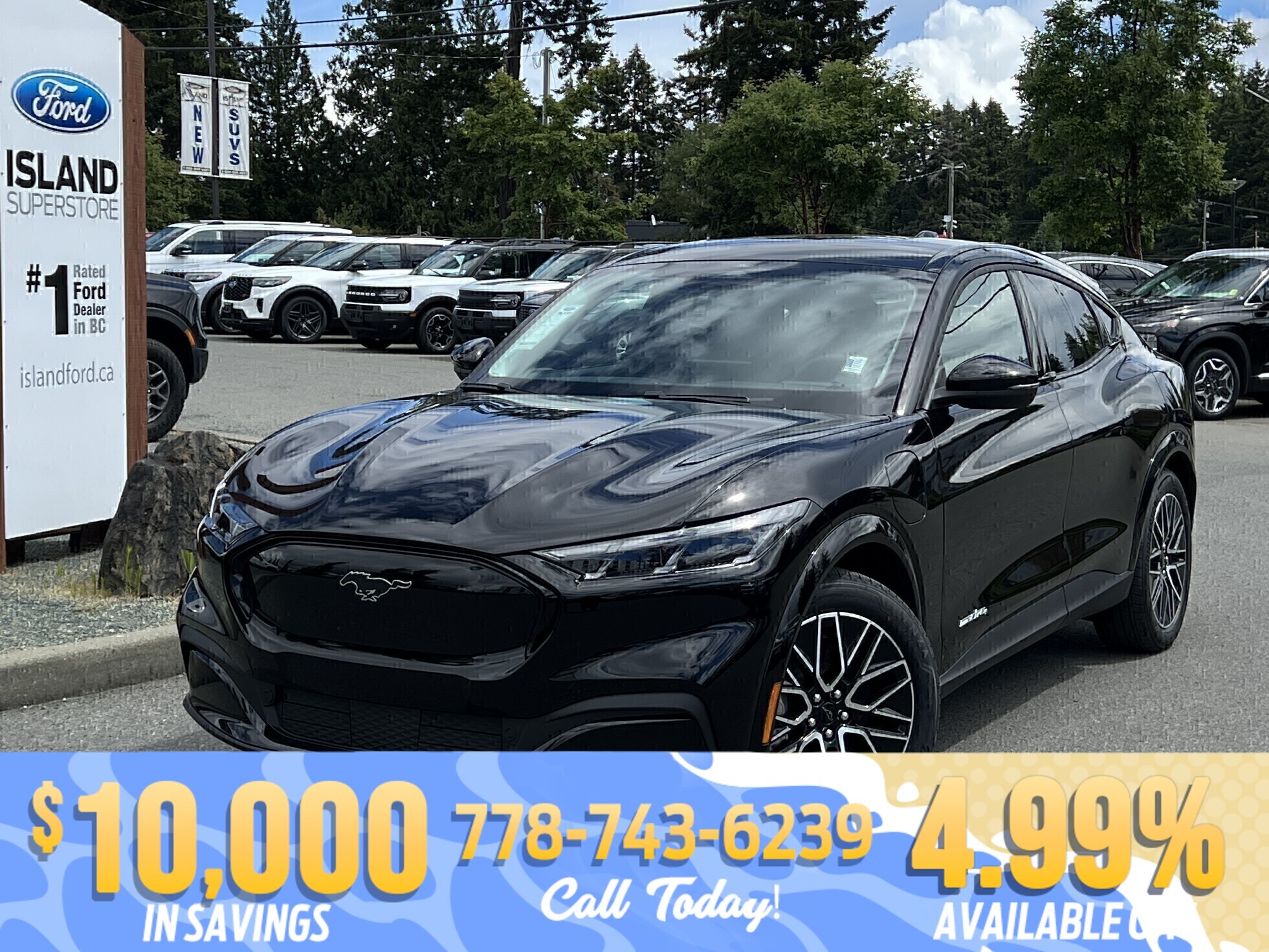 Black 2026 Ford Mustang Mach-E Premium AWD SUV / Crossover All-Wheel Drive 1-Speed Automatic