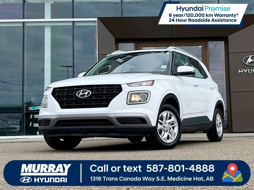 Atlas White 2024 Hyundai Venue Preferred FWD SUV / Crossover Continuously Variable Transmission