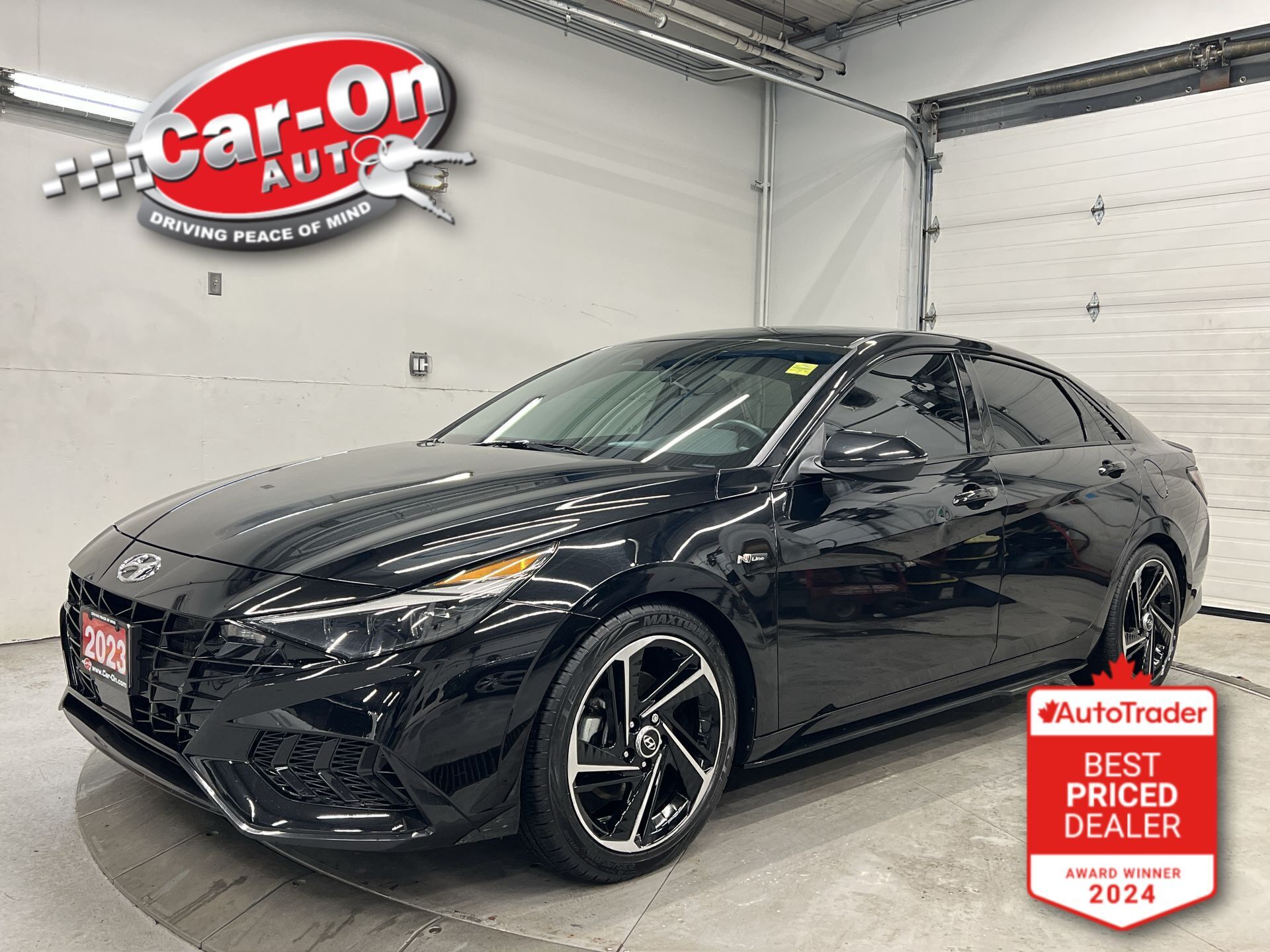 Black 2023 Hyundai Elantra N Line Ultimate FWD Sedan Automatic