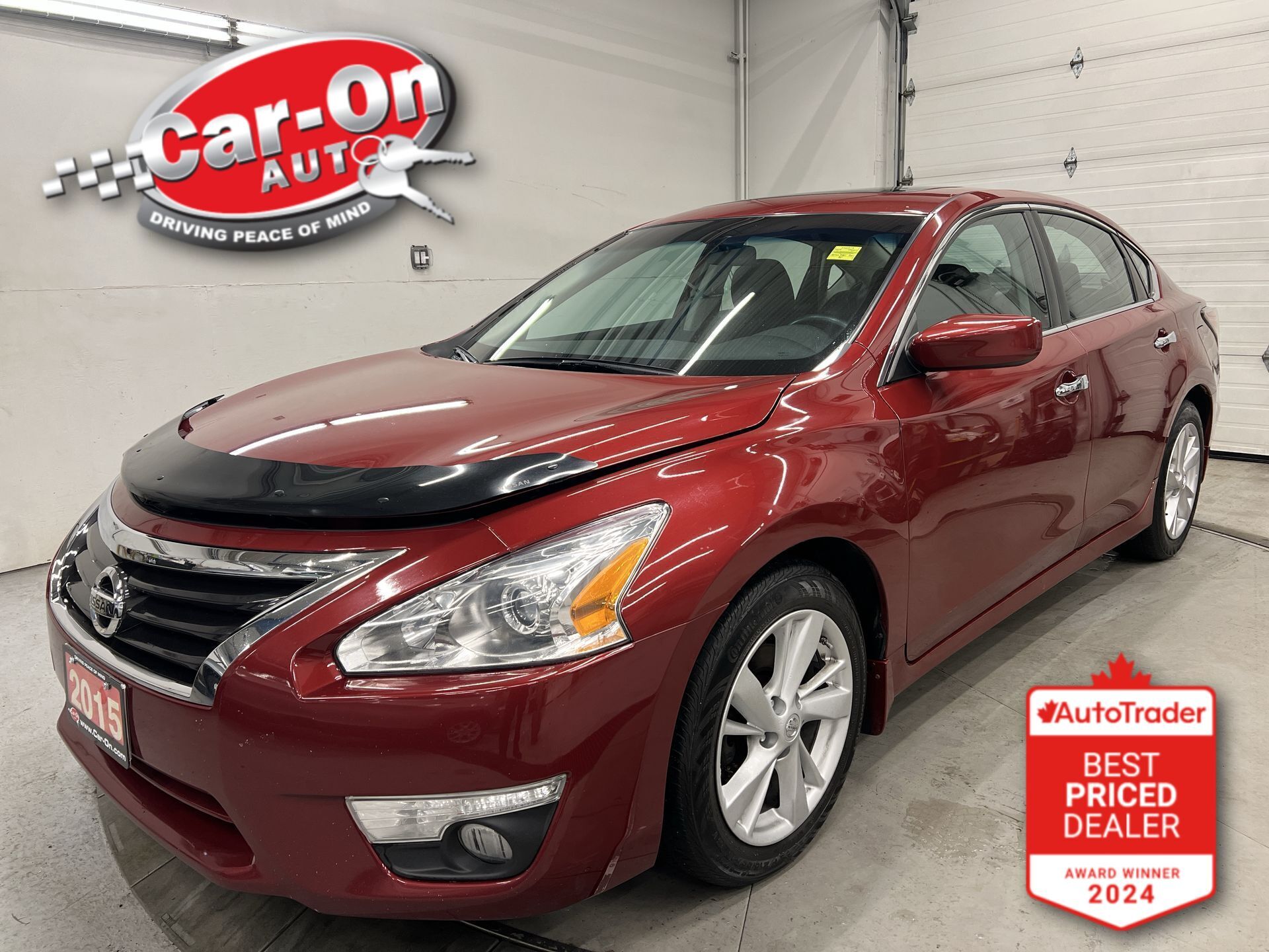 Red 2015 Nissan Altima 2.5 SV Sedan Front-Wheel Drive Automatic