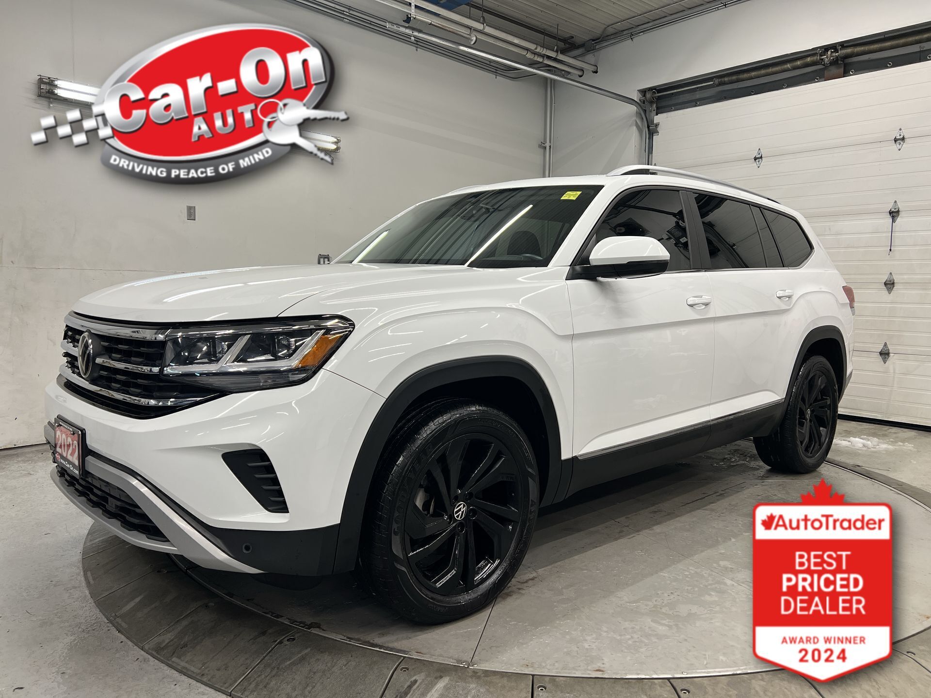White 2022 Volkswagen Atlas V6 SEL 4Motion SUV / Crossover All-Wheel Drive Automatic