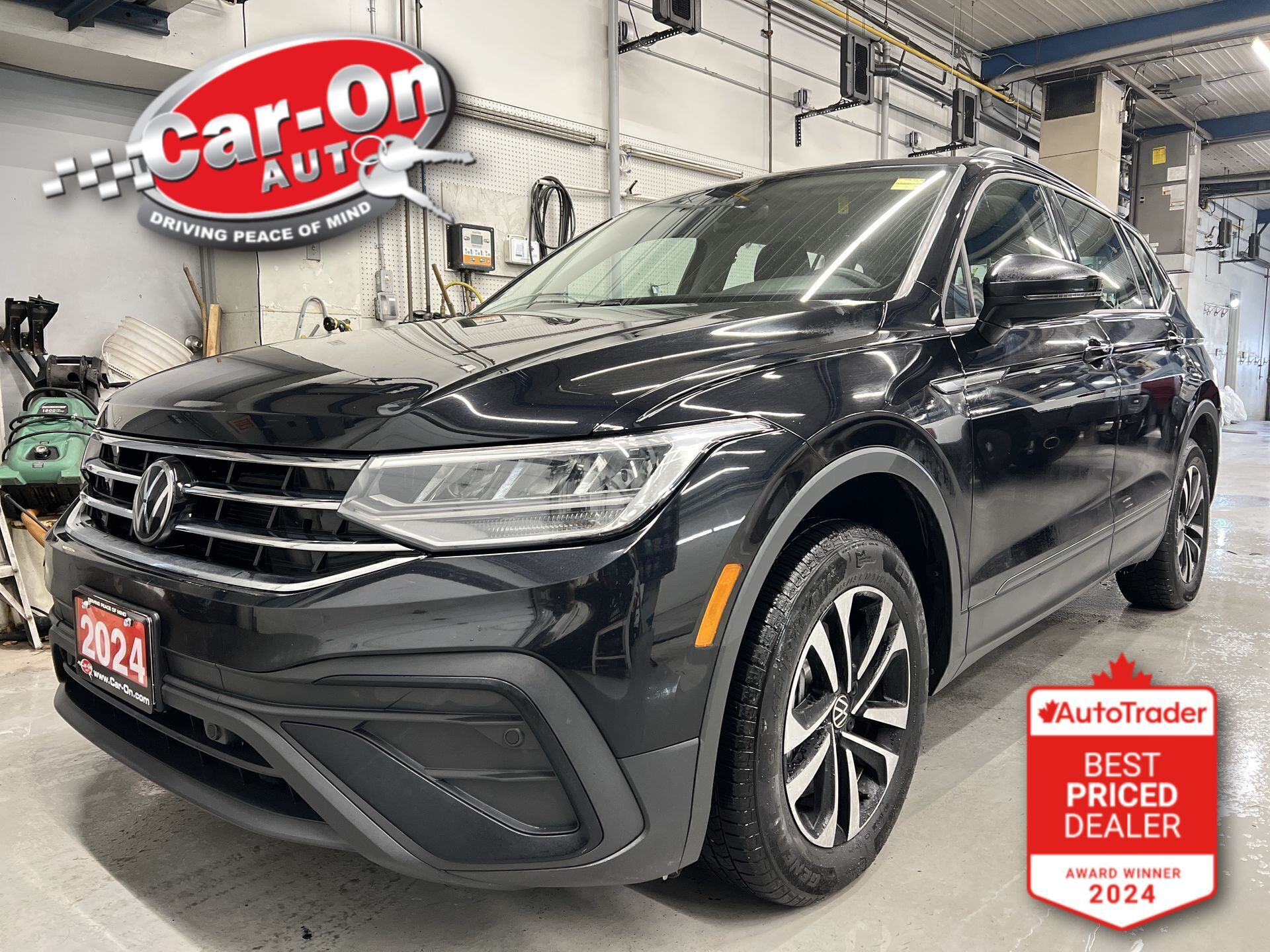 Black 2024 Volkswagen Tiguan S 4Motion SUV / Crossover All-Wheel Drive Automatic