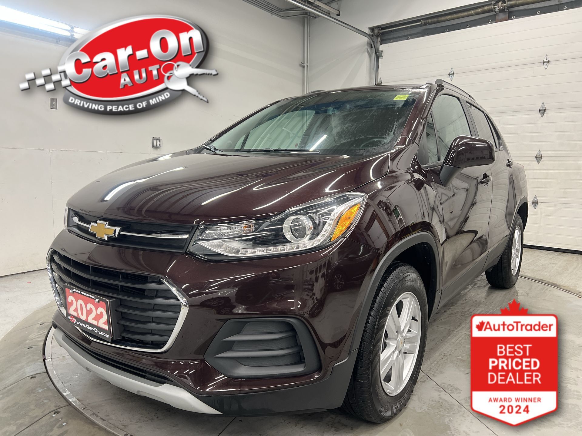 Red (Burgundy) 2022 Chevrolet Trax LT AWD SUV / Crossover All-Wheel Drive Automatic