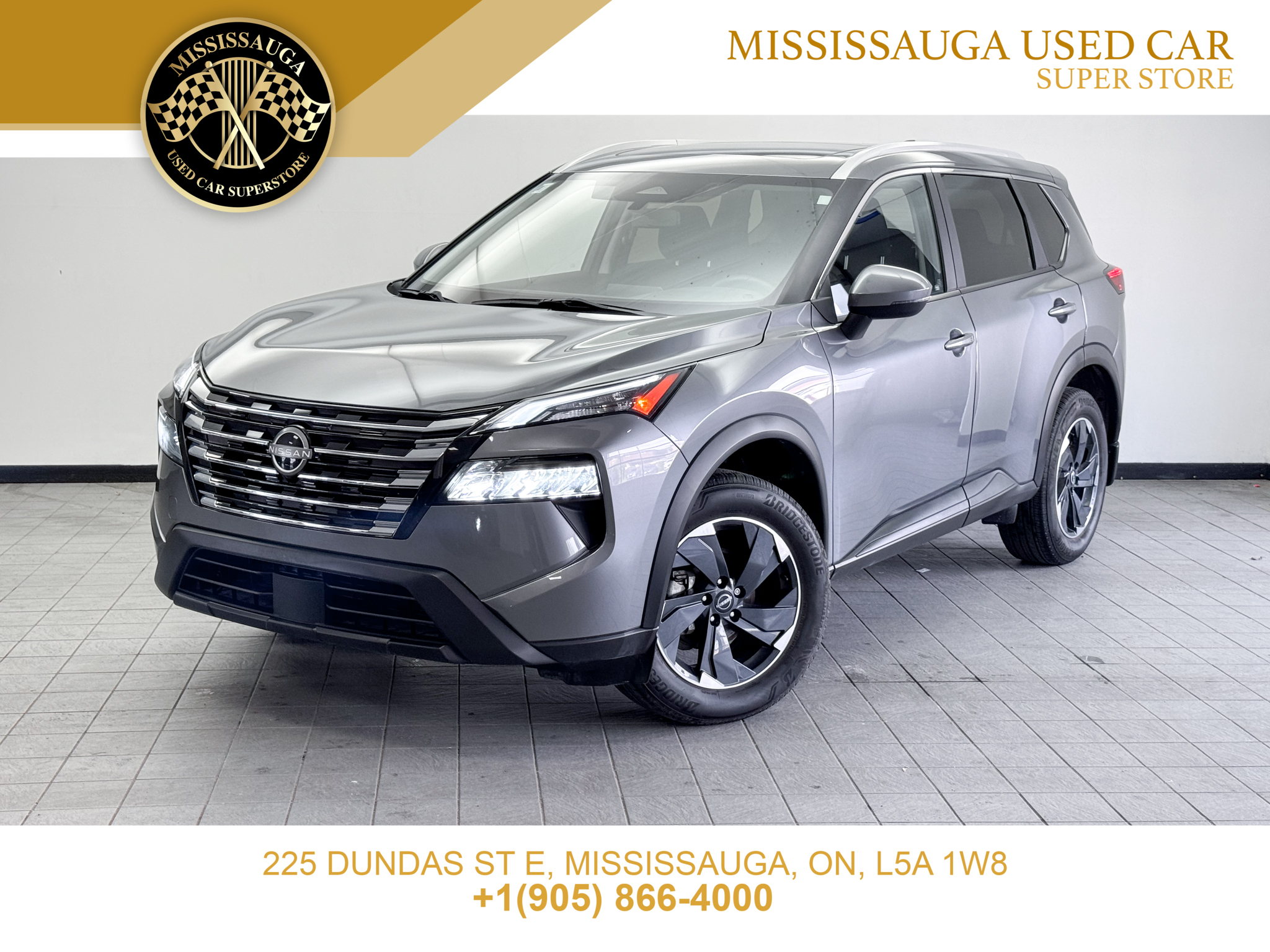 Silver 2024 Nissan Rogue SV Moonroof AWD SUV / Crossover Automatic