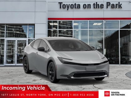 Silver 2026 Toyota Prius Plug-In Hybrid Sedan Continuously Variable Transmission