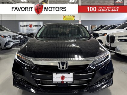 Black 2022 Honda Accord Touring FWD Sedan Front-Wheel Drive Automatic
