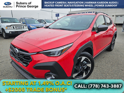 Red 2026 Subaru Crosstrek Limited AWD SUV / Crossover All-Wheel Drive Continuously Variable Transmission