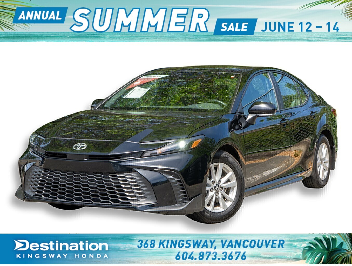 Black 2025 Toyota Camry SE FWD Sedan Front-Wheel Drive Automatic