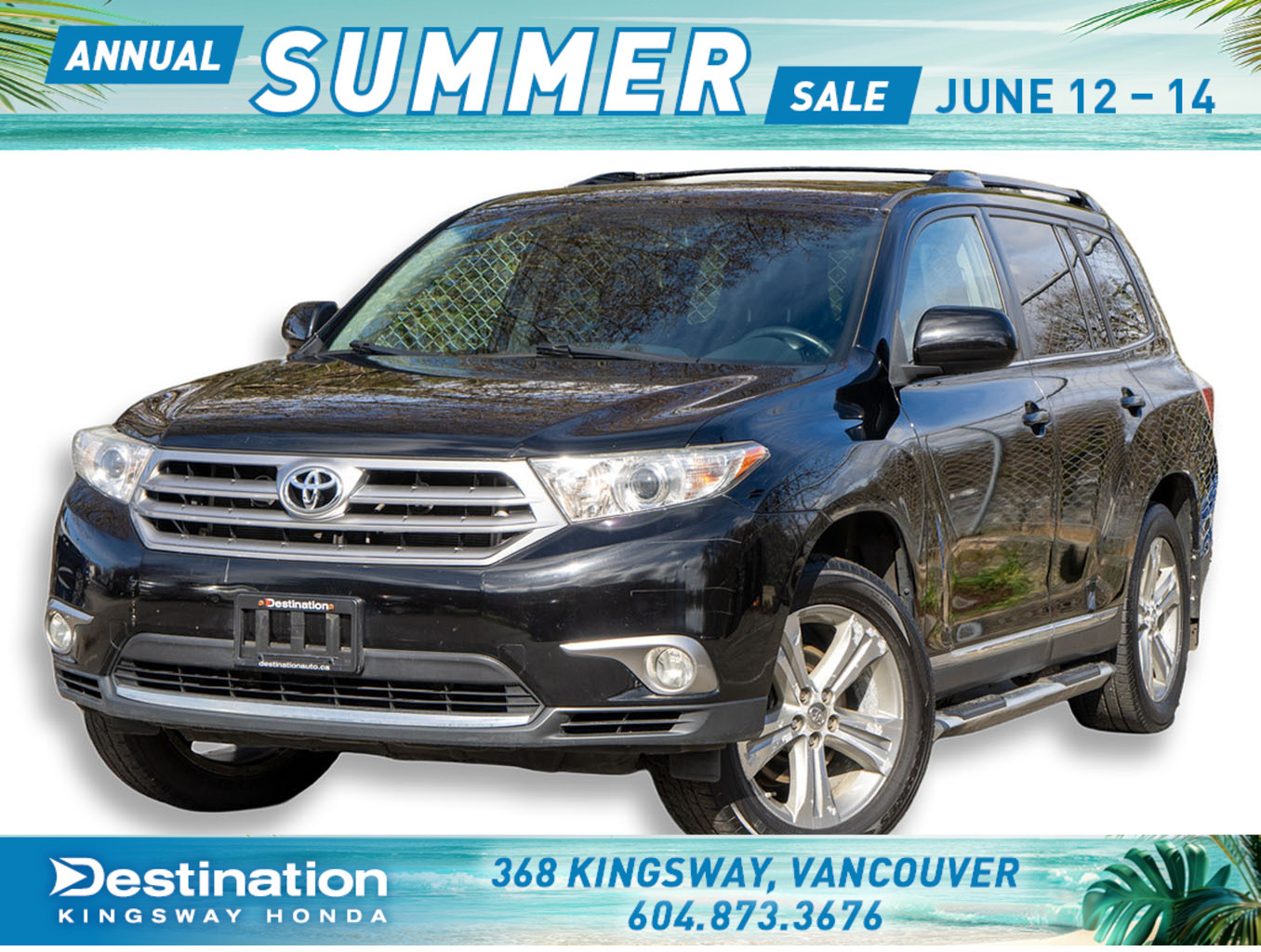 Gray 2013 Toyota Highlander V6 AWD SUV / Crossover Automatic