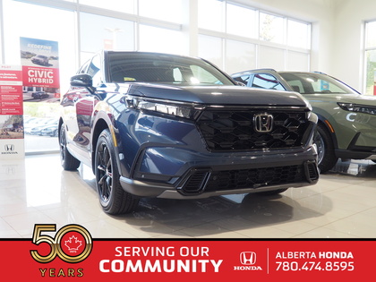 Blue 2026 Honda CR-V Hybrid EX-L AWD SUV / Crossover Continuously Variable Transmission