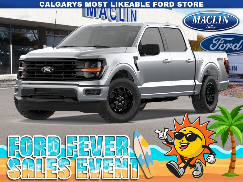 Silver 2026 Ford F-150 XLT SuperCrew 4WD Pickup Truck Four-Wheel Drive Automatic