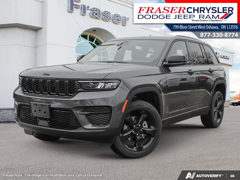 Gray 2025 Jeep Grand Cherokee Altitude 4WD SUV / Crossover Four-Wheel Drive 8-Speed Automatic