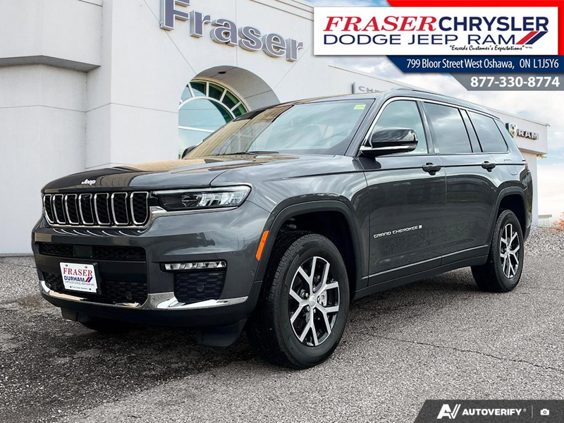 Gray 2025 Jeep Grand Cherokee L Limited 4WD SUV / Crossover Four-Wheel Drive 8-Speed Automatic