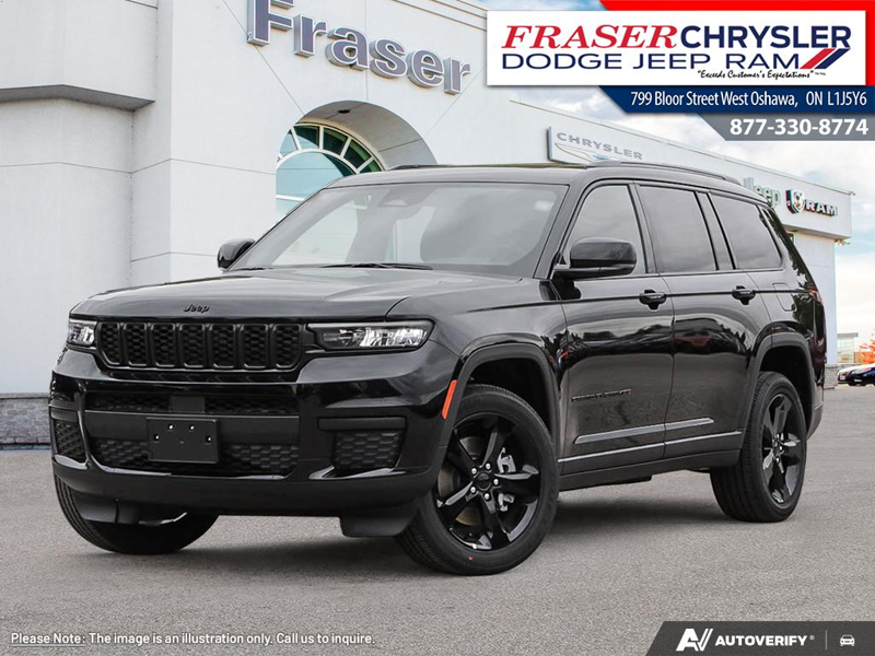 Black 2025 Jeep Grand Cherokee L Altitude 4WD SUV / Crossover Four-Wheel Drive 8-Speed Automatic