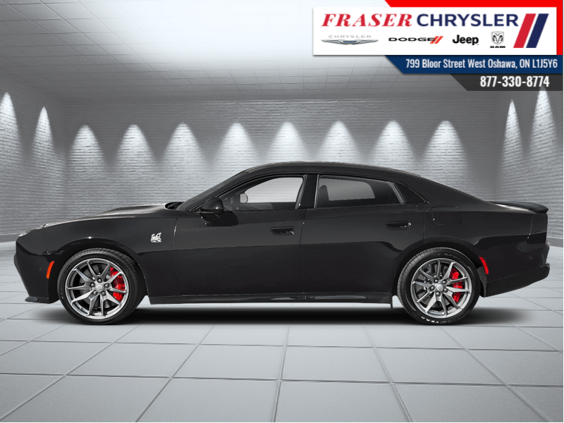 Black 2026 Dodge Charger R/T Plus Sedan AWD Sedan All-Wheel Drive 8-Speed Automatic