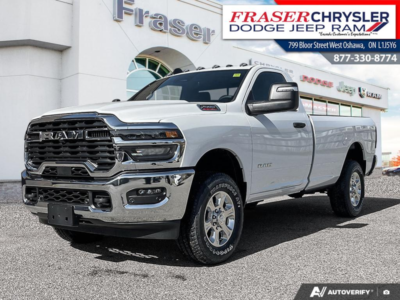 White 2026 RAM 2500 Big Horn LB 4WD Pickup Truck Four-Wheel Drive 8-Speed Automatic