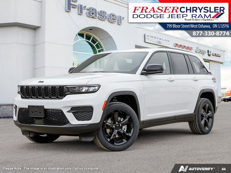 White 2025 Jeep Grand Cherokee Altitude 4WD SUV / Crossover Four-Wheel Drive 8-Speed Automatic