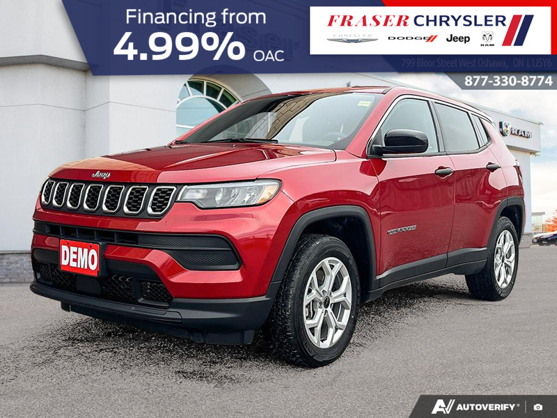 Red 2026 Jeep Compass Sport 4WD SUV / Crossover Automatic