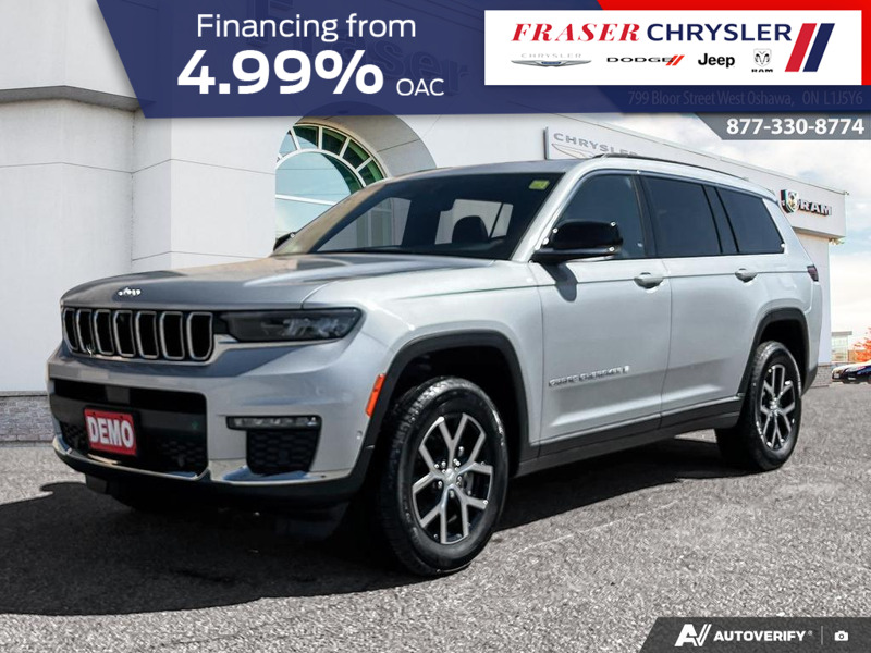 Silver 2025 Jeep Grand Cherokee L Limited 4WD SUV / Crossover Four-Wheel Drive Automatic