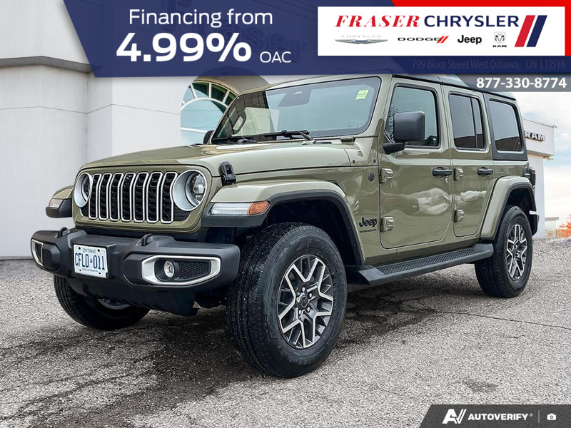 Green 2026 Jeep Wrangler Sahara 4-Door 4WD SUV / Crossover Four-Wheel Drive Automatic