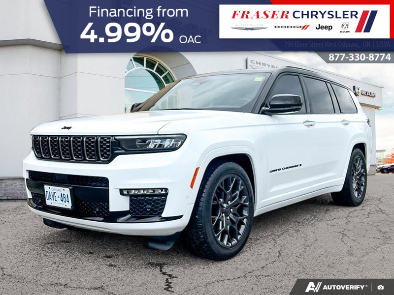 White 2025 Jeep Grand Cherokee L Summit Reserve 4WD SUV / Crossover Four-Wheel Drive Automatic
