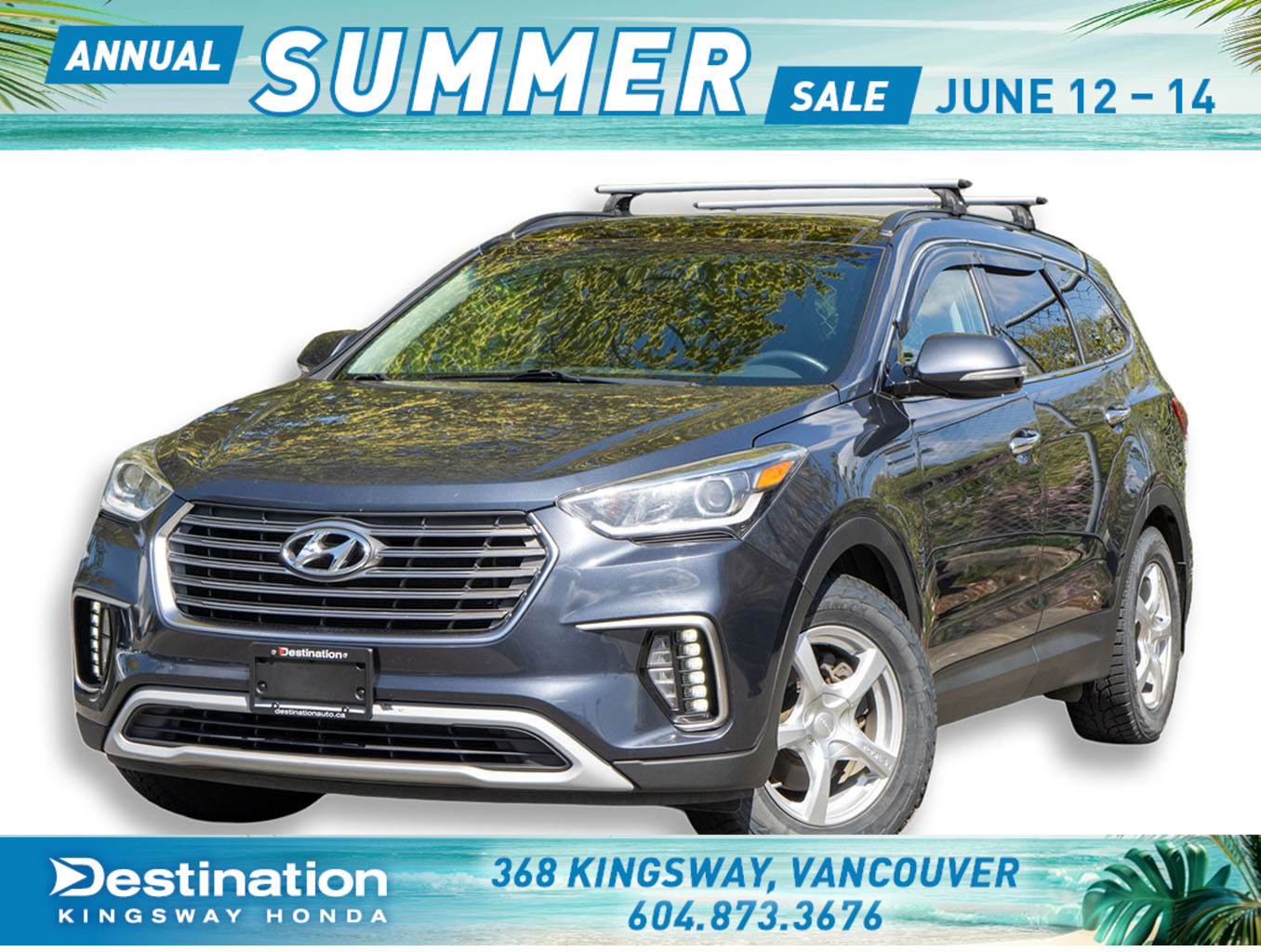 Silver 2017 Hyundai Santa Fe XL Luxury AWD SUV / Crossover Automatic