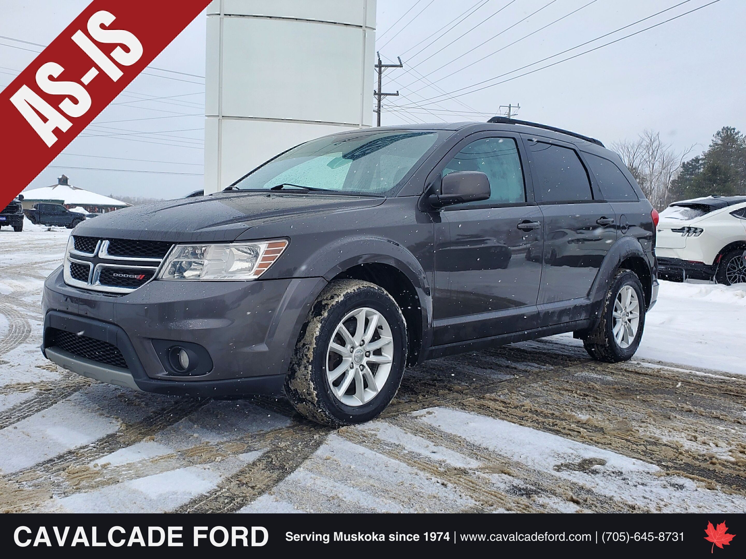 Black 2014 Dodge Journey SXT FWD SUV / Crossover Front-Wheel Drive Automatic