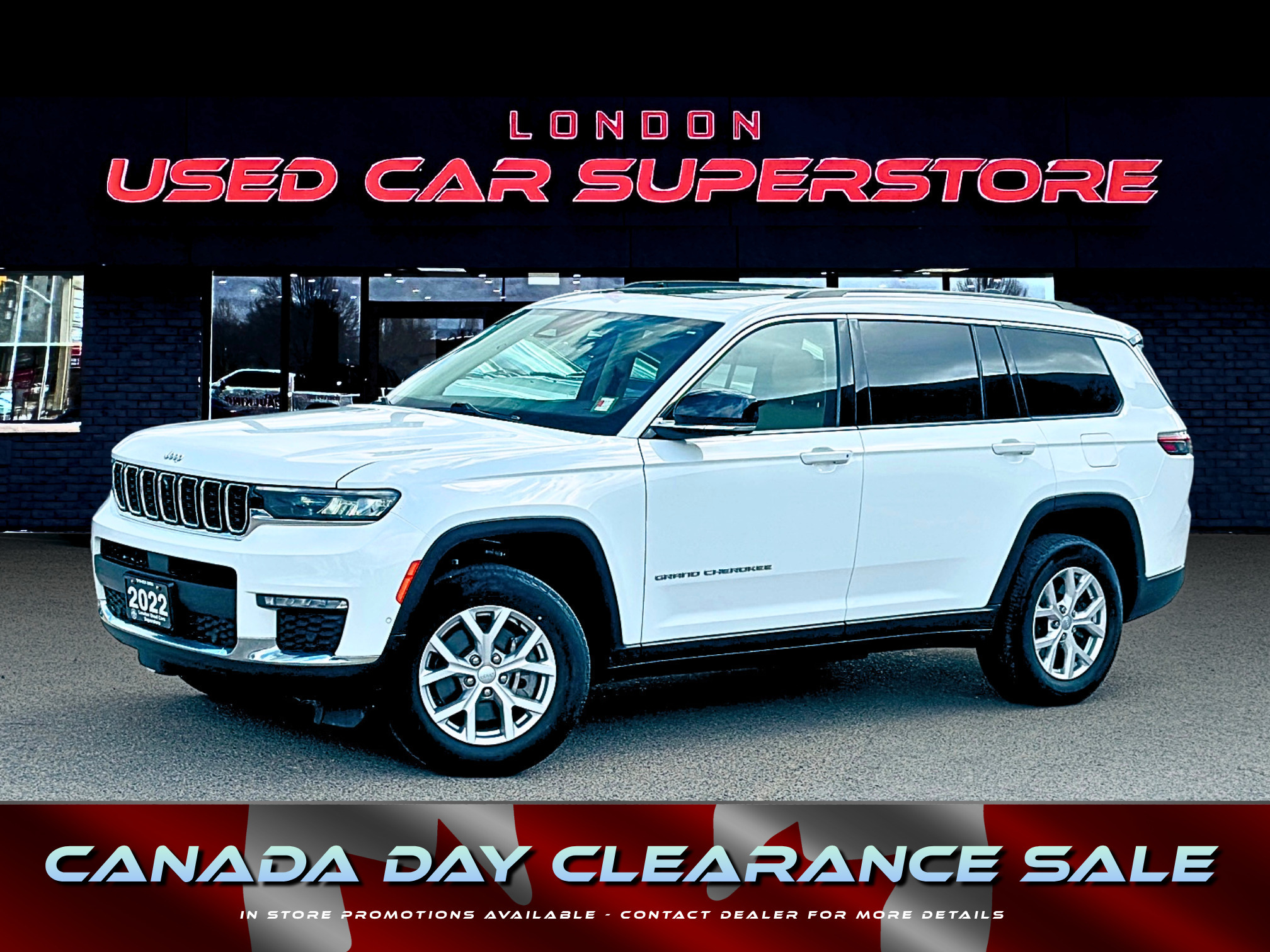 White 2022 Jeep Grand Cherokee L Limited 4WD SUV / Crossover Four-Wheel Drive Automatic