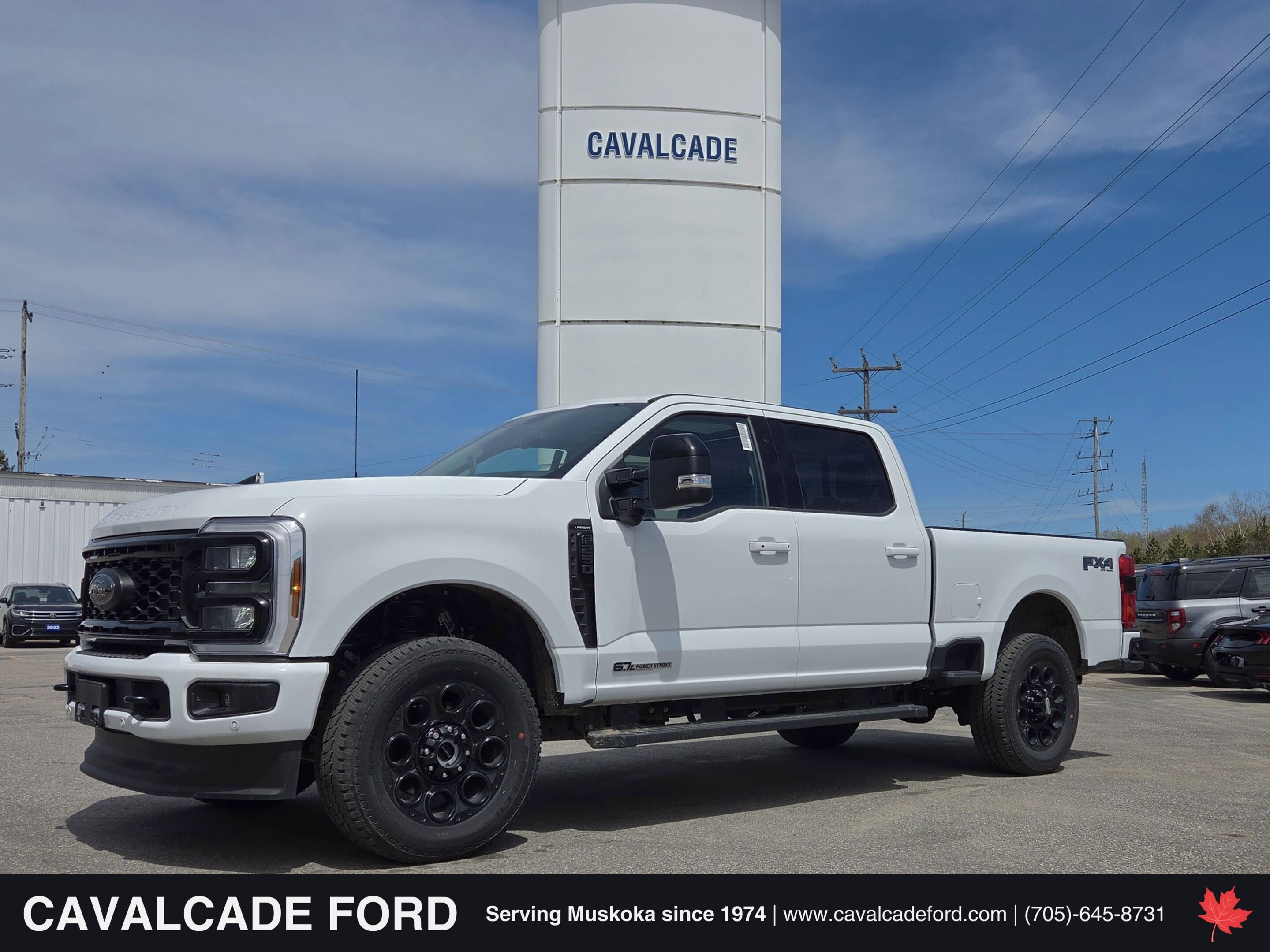 White 2026 Ford F-250 Super Duty Lariat Crew Cab 4WD Pickup Truck Four-Wheel Drive Automatic