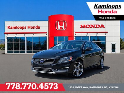 Black 2016 Volvo S60 T5 Premier AWD Sedan All-Wheel Drive Automatic