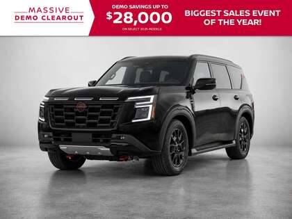 Black 2026 Nissan Armada PRO-4X 4WD SUV / Crossover Four-Wheel Drive Automatic