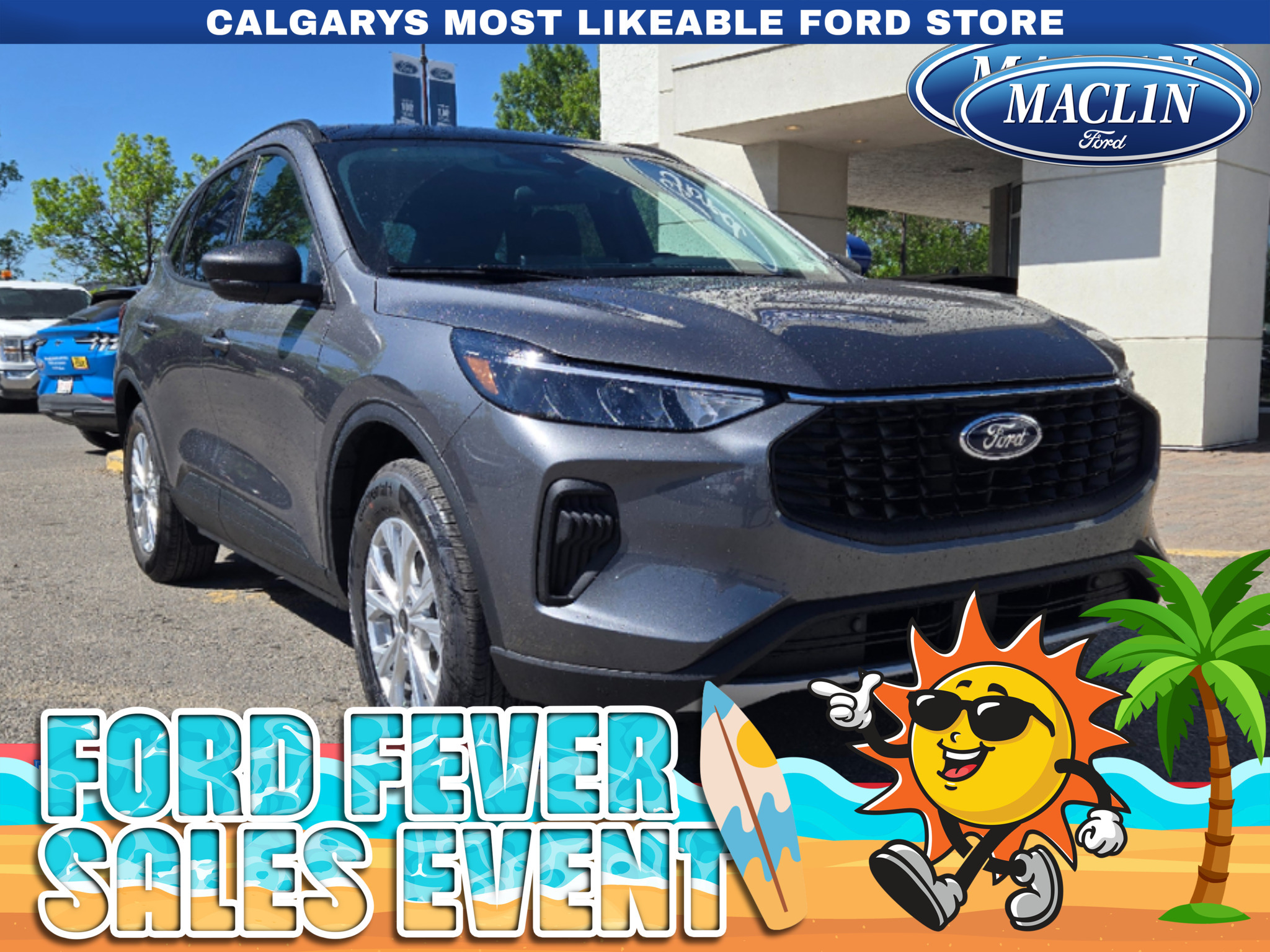 Gray 2025 Ford Escape Active AWD SUV / Crossover All-Wheel Drive 8-Speed Automatic