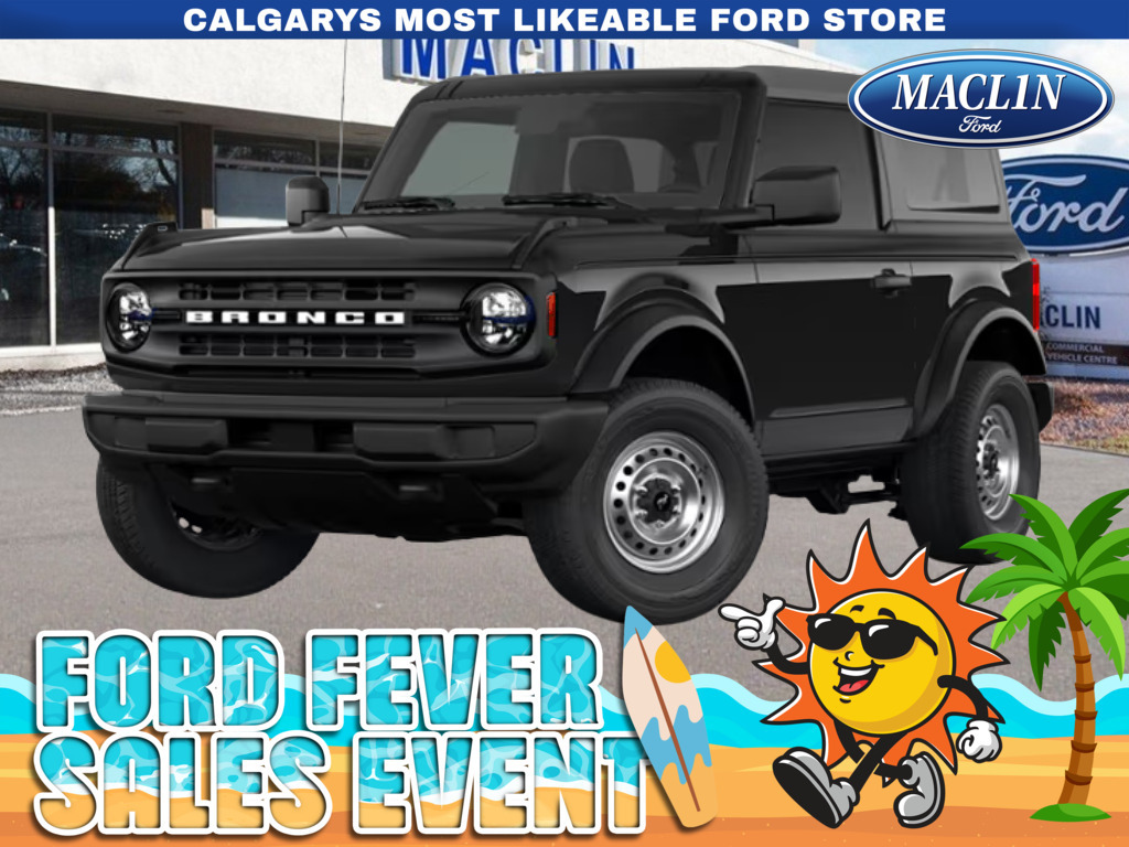 Black 2026 Ford Bronco 2-Door 4WD SUV / Crossover Four-Wheel Drive 7-Speed Manual