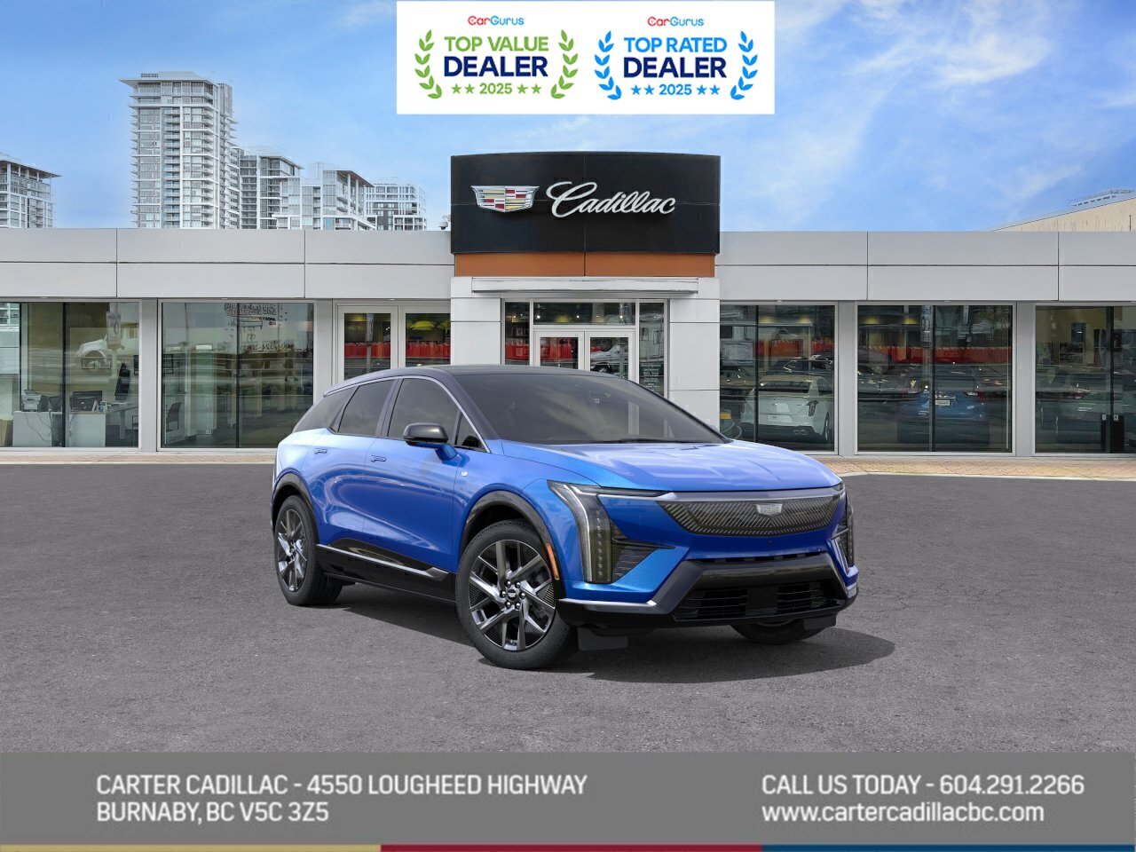 Blue 2026 Cadillac OPTIQ Premium Luxury AWD SUV / Crossover All-Wheel Drive 1-Speed Automatic