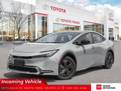 Silver 2026 Toyota Prius Plug-In Hybrid Sedan Continuously Variable Transmission