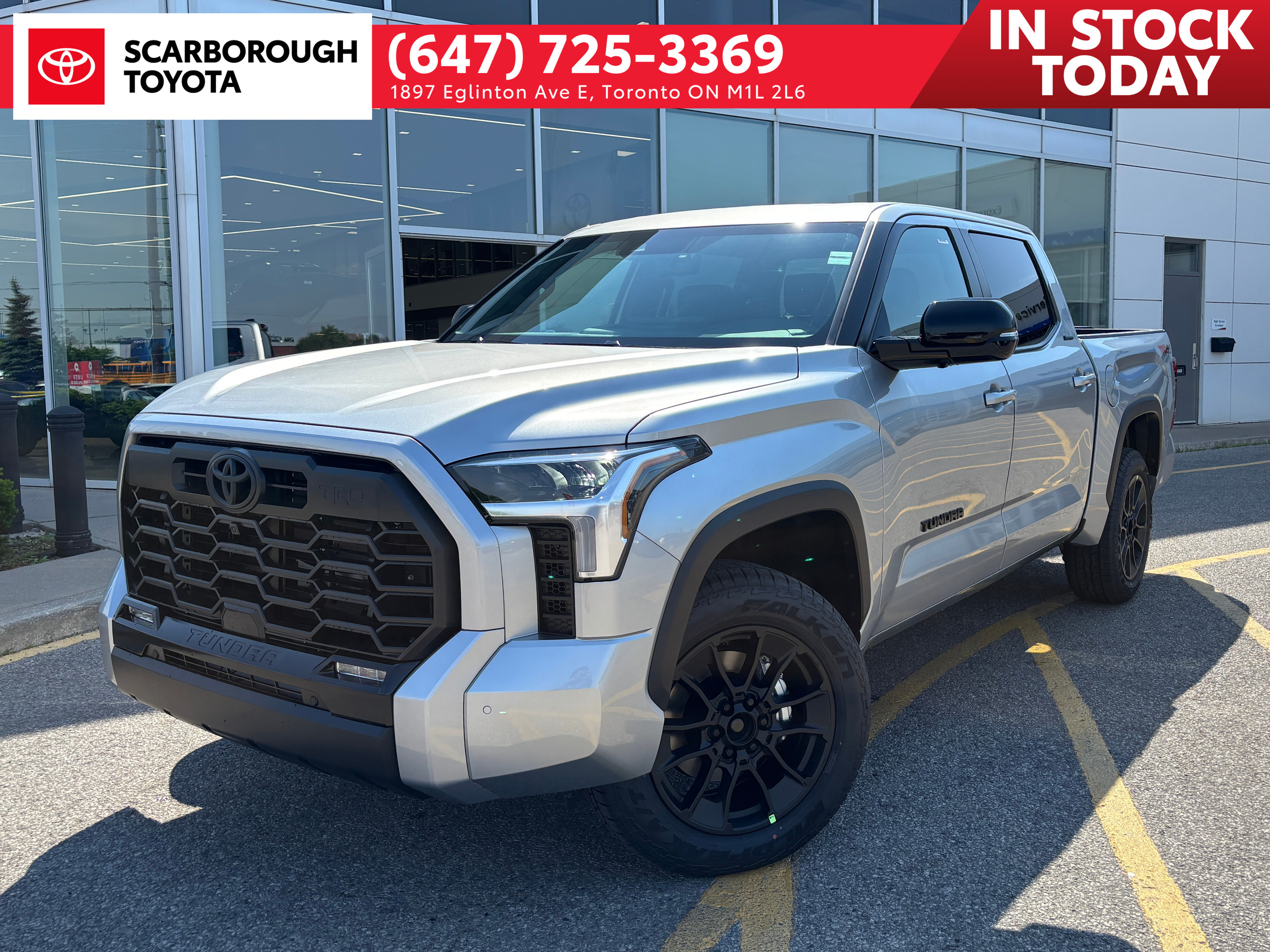 Silver 2026 Toyota Tundra Limited TRD Off Road CrewMax Cab 4WD Pickup Truck Automatic