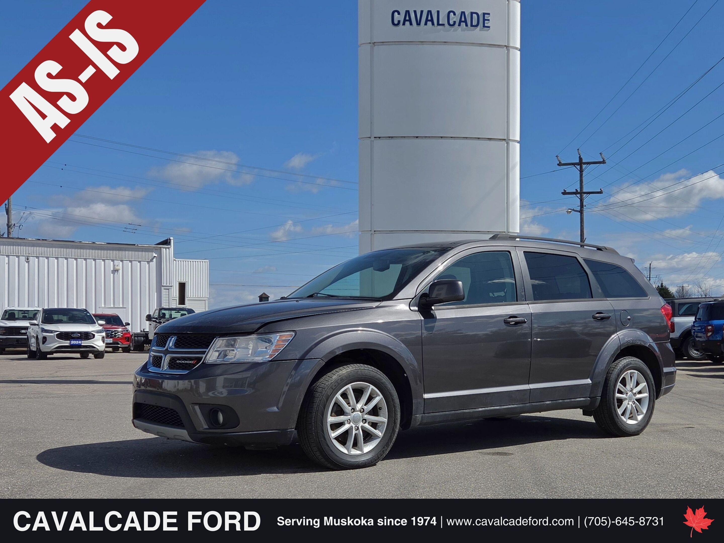 Black 2014 Dodge Journey SXT FWD SUV / Crossover Front-Wheel Drive Automatic