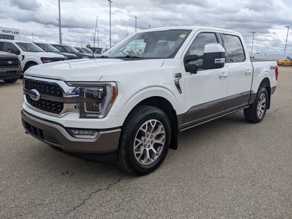 Brown 2022 Ford F-150 King Ranch SuperCrew 4WD Pickup Truck Four-Wheel Drive