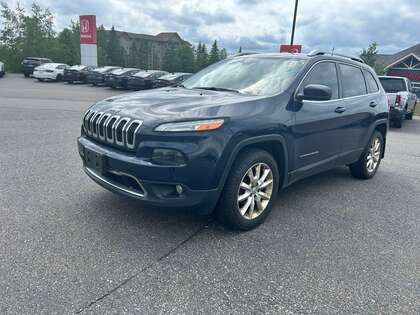 Blue 2016 Jeep Cherokee Limited 4WD SUV / Crossover Four-Wheel Drive 9-Speed Automatic