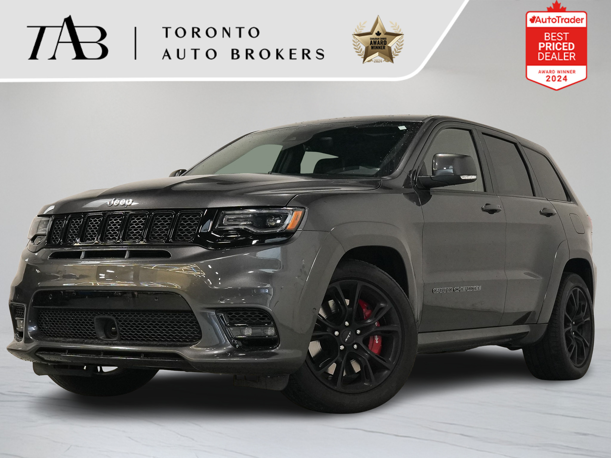 Gray 2017 Jeep Grand Cherokee SRT 4WD SUV / Crossover Four-Wheel Drive Automatic