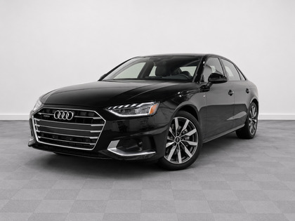 Black 2022 Audi A4 quattro Komfort 45 TFSI AWD Sedan 7-Speed Automatic