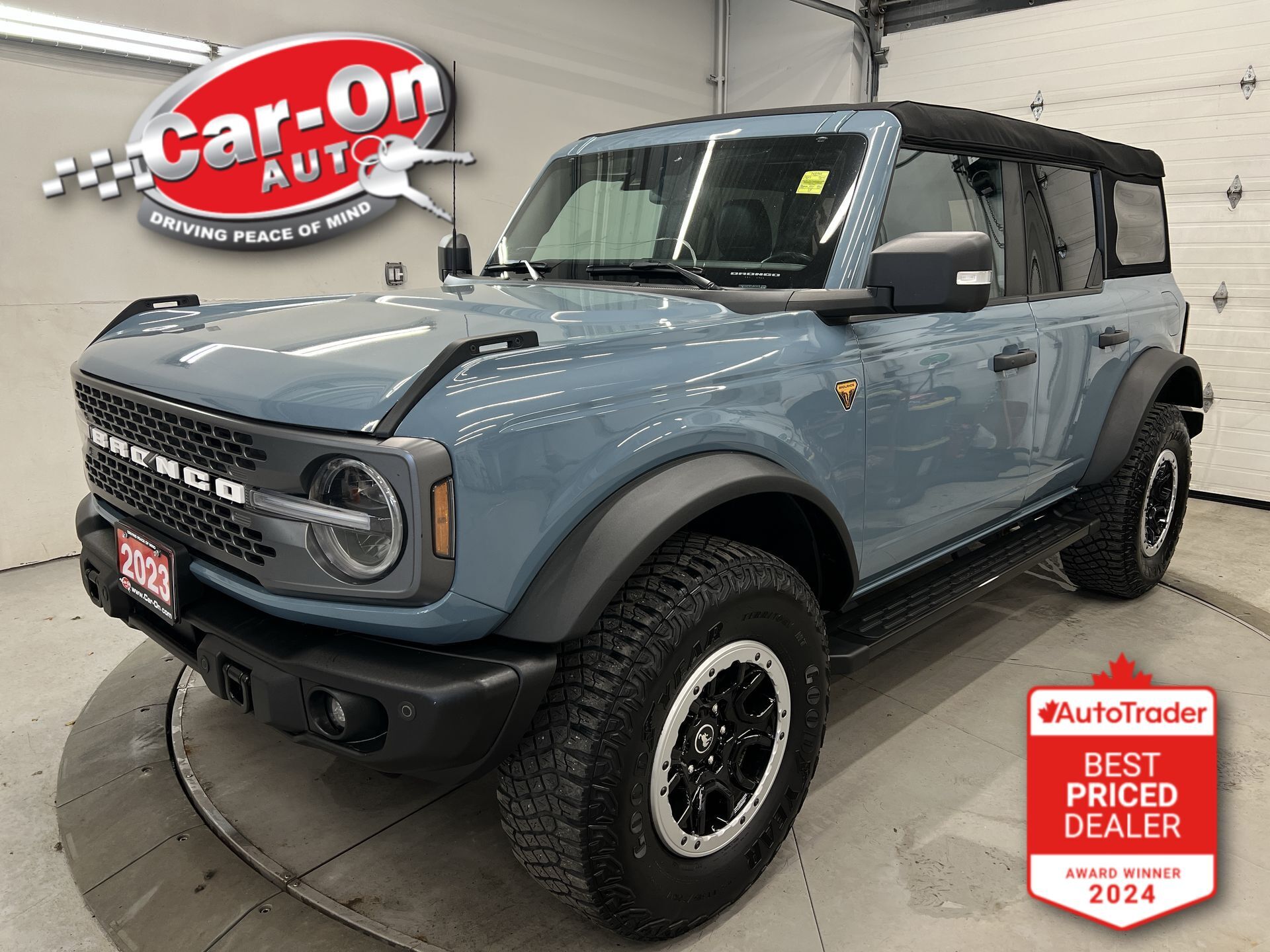 Blue 2023 Ford Bronco SUV / Crossover Four-Wheel Drive Automatic