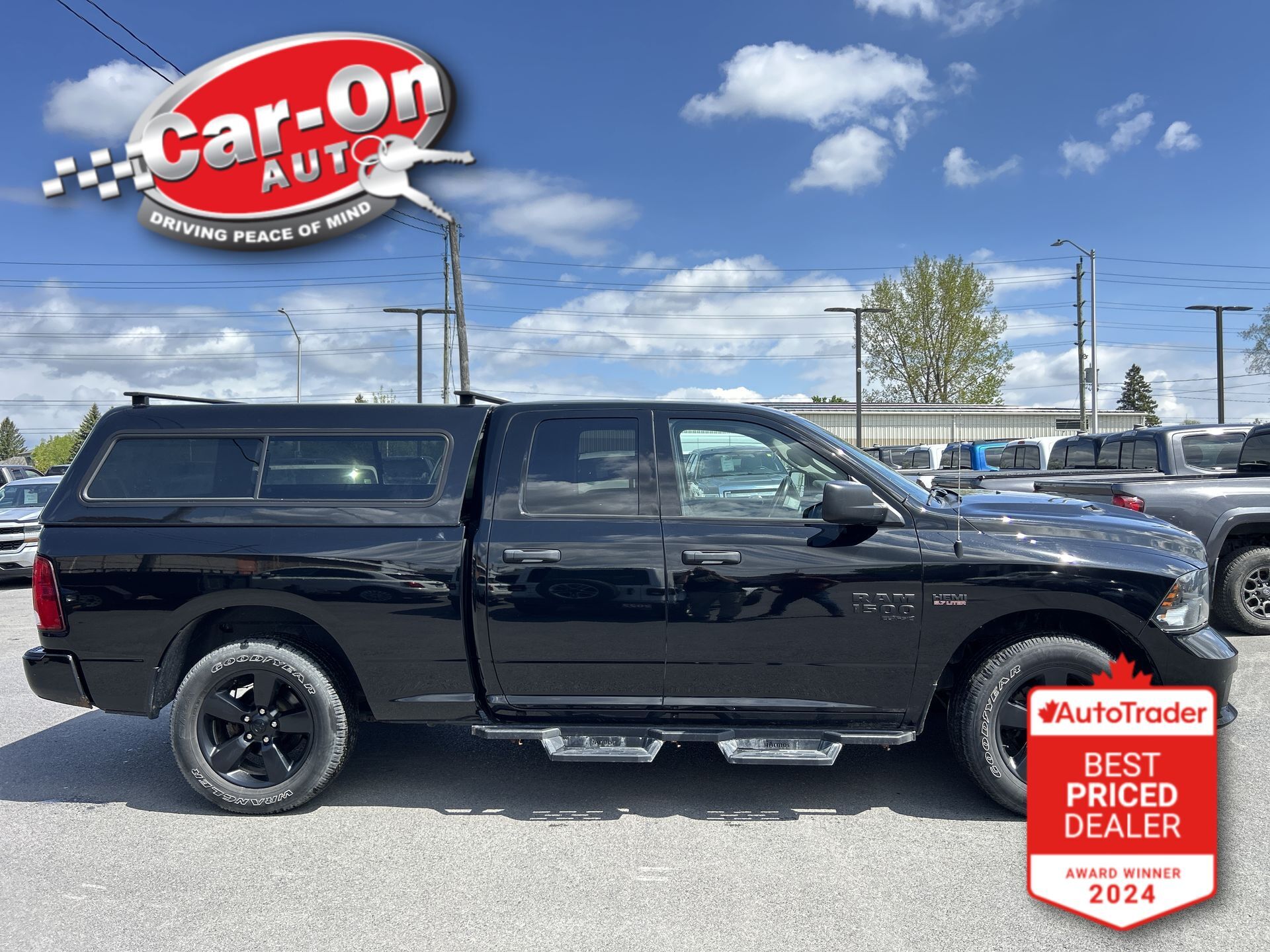 Black 2022 RAM 1500 Classic Express Quad Cab 4WD Pickup Truck Four-Wheel Drive Automatic