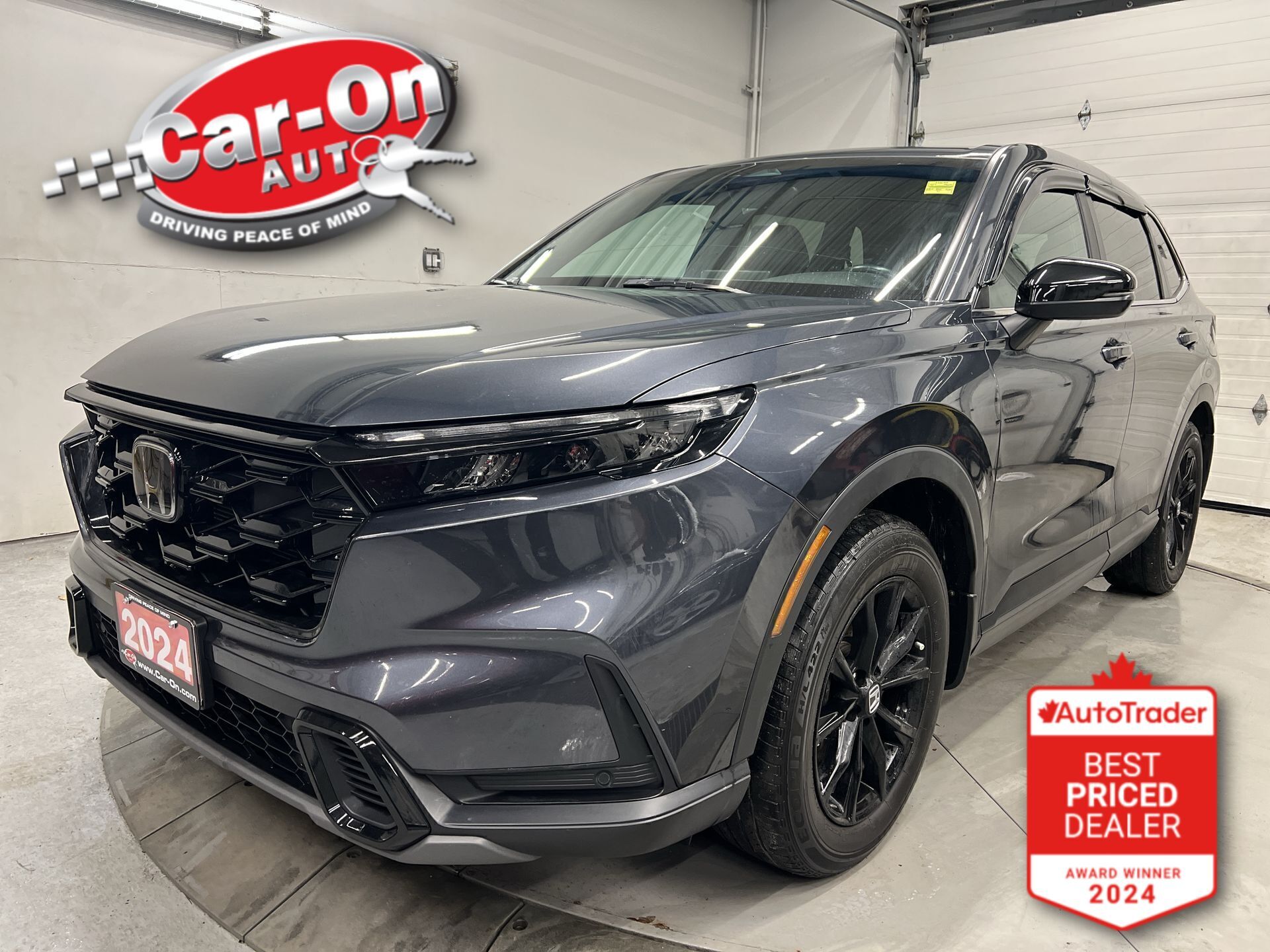 Gray 2024 Honda CR-V Hybrid EX-L AWD SUV / Crossover Automatic