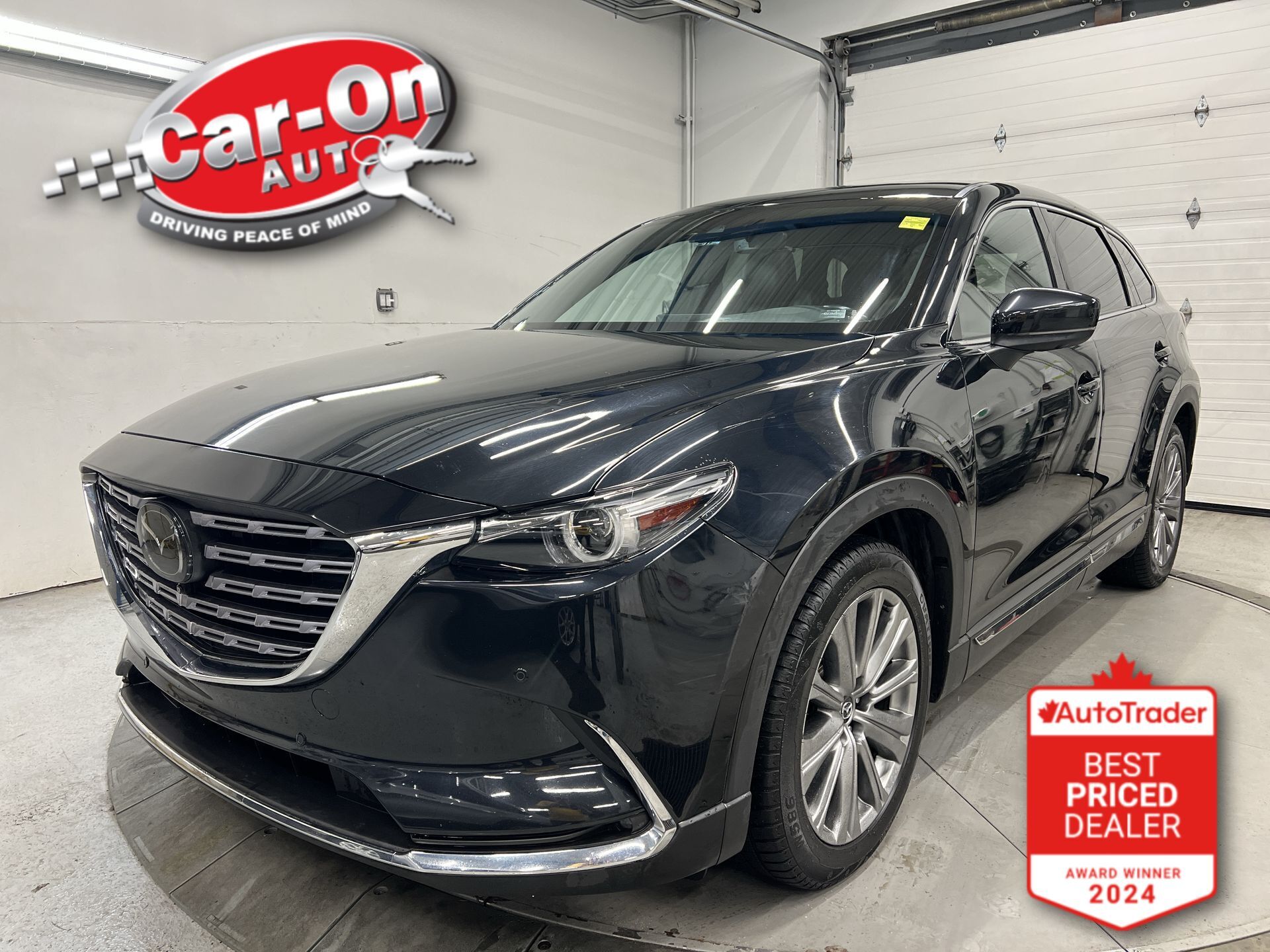 Black 2022 Mazda CX-9 Signature AWD SUV / Crossover All-Wheel Drive Automatic
