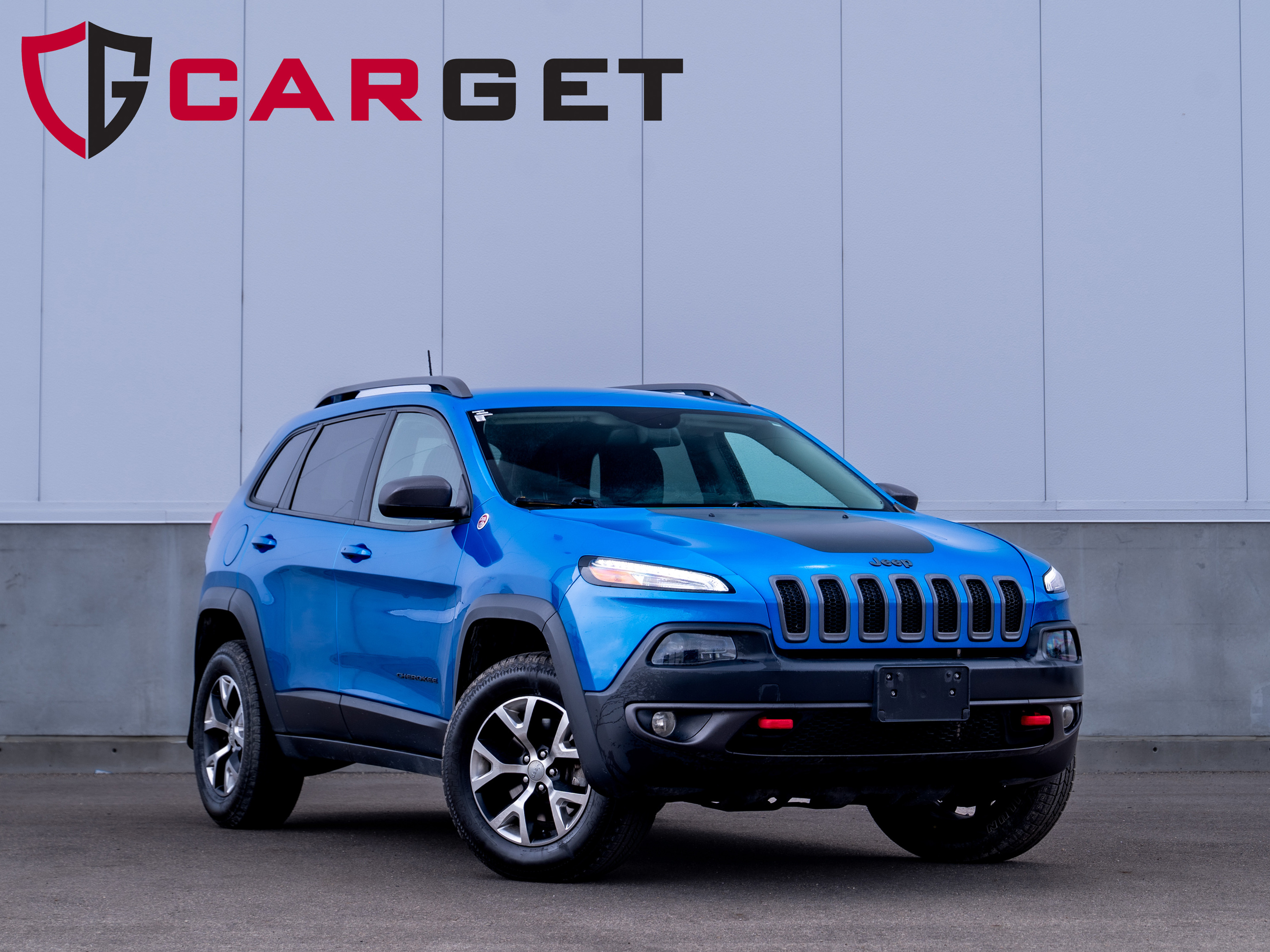 Blue 2017 Jeep Cherokee Trailhawk 4WD SUV / Crossover Four-Wheel Drive 9-Speed Automatic