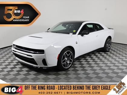 White 2026 Dodge Charger Daytona Daytona Scat Pack Plus Coupe AWD Coupe All-Wheel Drive 8-Speed Automatic
