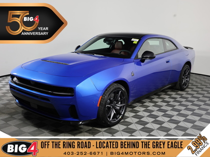 Blue 2026 Dodge Charger Daytona Daytona Scat Pack Plus Coupe AWD Coupe All-Wheel Drive 8-Speed Automatic